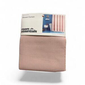 Room Essentials Blush Shower Curtain